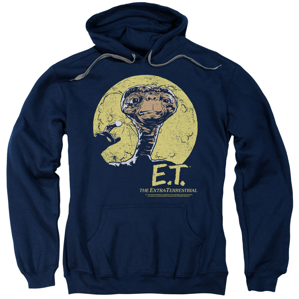E.T.™ Movie Hoodie - Officially Licensed - Moon Frame - Adult Unisex Pull Over Hoodie