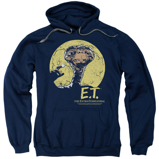 E.T.™ Movie Hoodie - Officially Licensed - Moon Frame - Adult Unisex Pull Over Hoodie