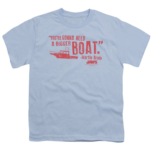 Jaws™ - Youth Kids T-Shirt (Ages 7+) - Short Sleeve Youth T-Shirt Tee Movie - Bigger Boat - Officially Licensed - S M L XL