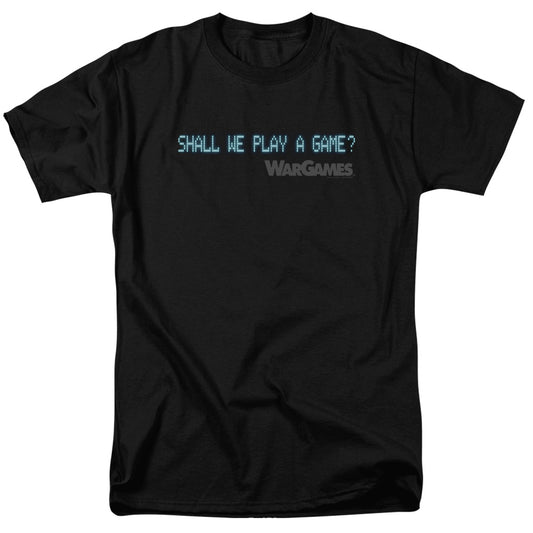 WarGames™ Movie Shirt - Shall We - Officially Licensed - Adult Unisex Short Sleeve T-Shirt