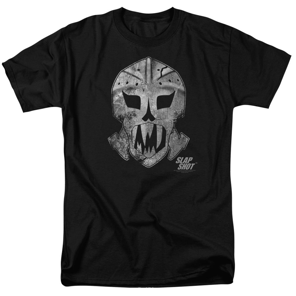 Slap Shot™ Movie Shirt - Officially Licensed - Goalie Mask - Adult Unisex Short Sleeve T-Shirt
