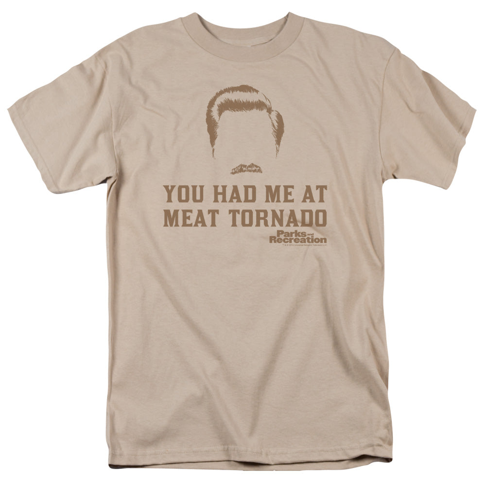 Parks And Recreation™ Shirt Officially Licensed - Parks And Rec - Parks N Rec - Meat Tornado - Adult Unisex Short Sleeve T-Shirt
