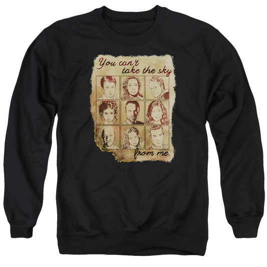 Firefly - Burned Poster Adult Crewneck Sweatshirt - Forces Of Mankind
