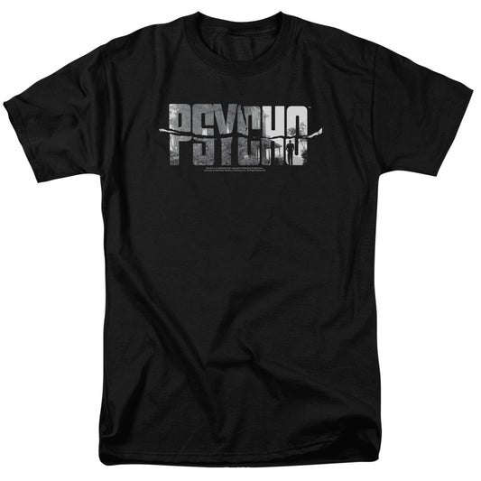 Psycho™ Horror Movie Shirt - Logo Cutout - Officially Licensed - Adult Unisex Short Sleeve T-Shirt