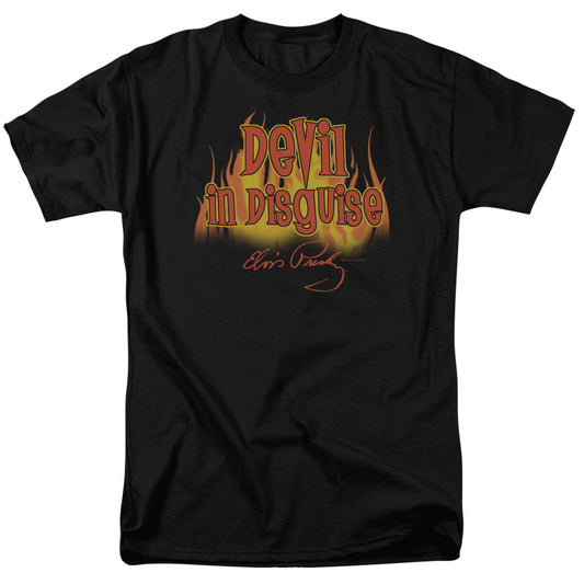 Elvis Presley™ Shirt - Officially Licensed - Adult Unisex Short Sleeve T-Shirt - Devil In Disguise