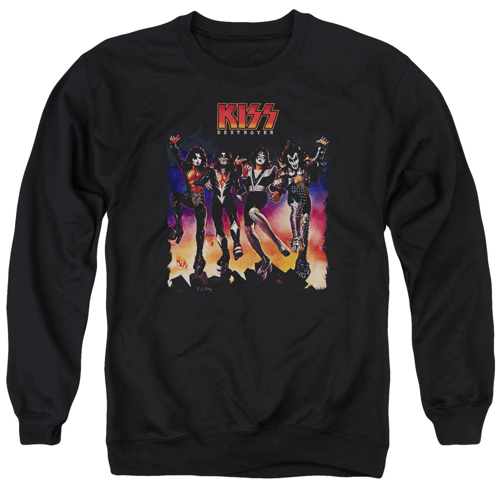 KISS™ Sweatshirt - Officially Licensed - Destroyer Cover - Adult Unisex Crewneck Sweatshirt