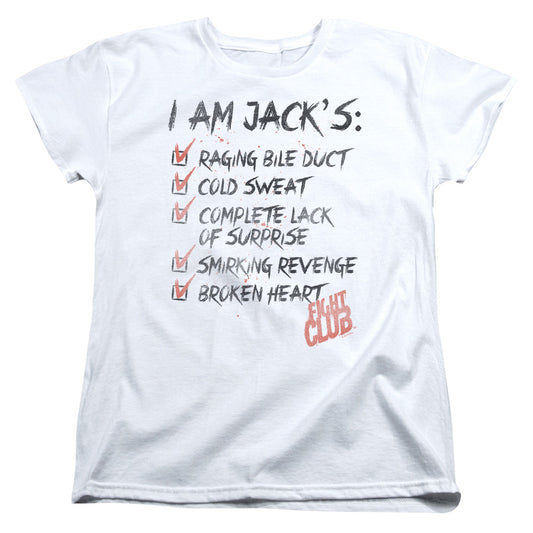 Fight Club™ Women Shirt - Officially Licensed - Jack's Short Sleeve Women's Tee