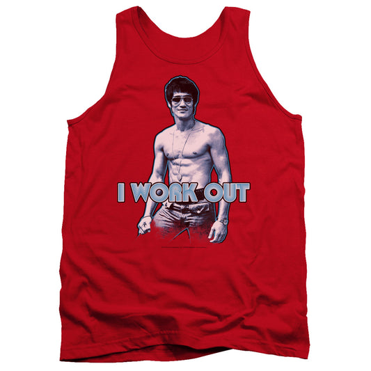 Bruce Lee™ Tank Top - Officially Licensed - Lee Works Out - Adult Unisex Tank Top