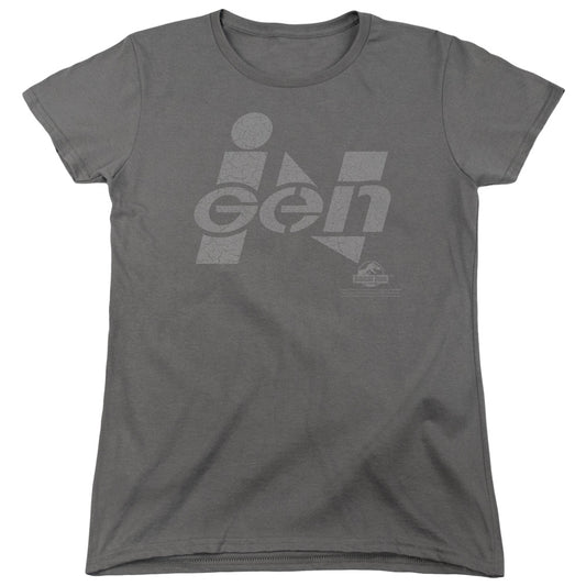 Jurassic Park - Ingen Logo Short Sleeve Women's Tee - Forces Of Mankind