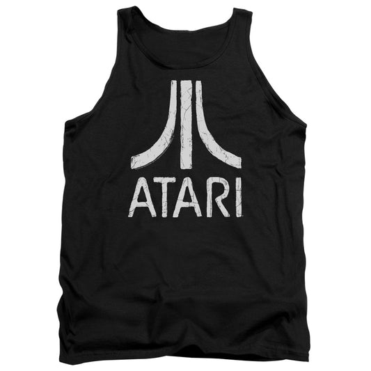 Atari™ Tank Top - Rough Logo - Vintage Game Tank Top - Game Tank Top - Geek Tank Top - Adult Unisex Tank Top - Officially Licensed