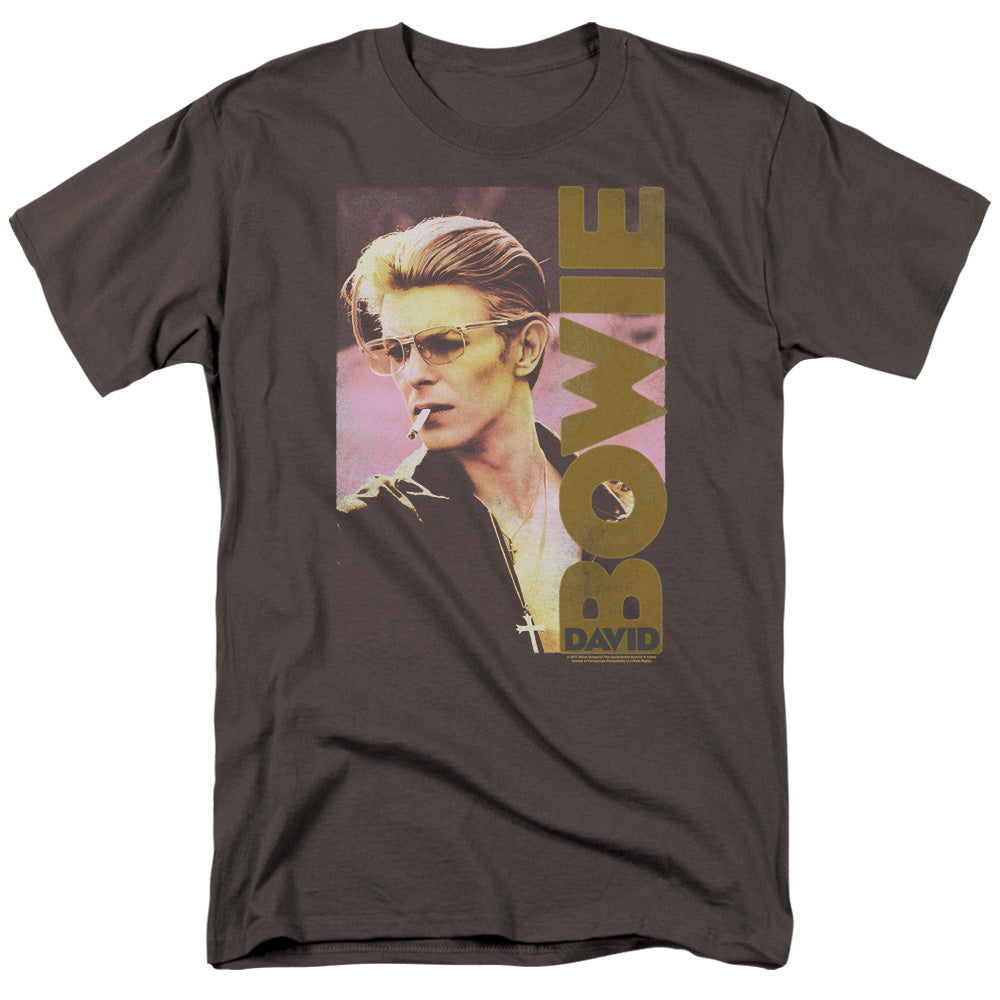 David Bowie™ Shirt - Officially Licensed - Smokin - Adult Unisex Short Sleeve T-Shirt