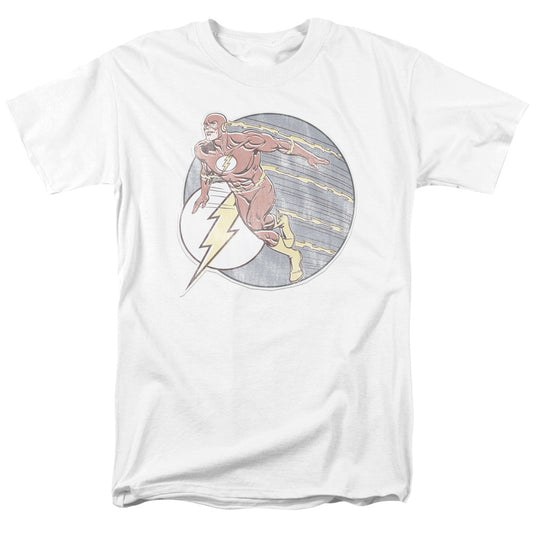 The Flash™ Retro Shirt - DC Comics Vintage - Officially Licensed - Adult Unisex Short Sleeve T-Shirt - Retro Flash Iron On