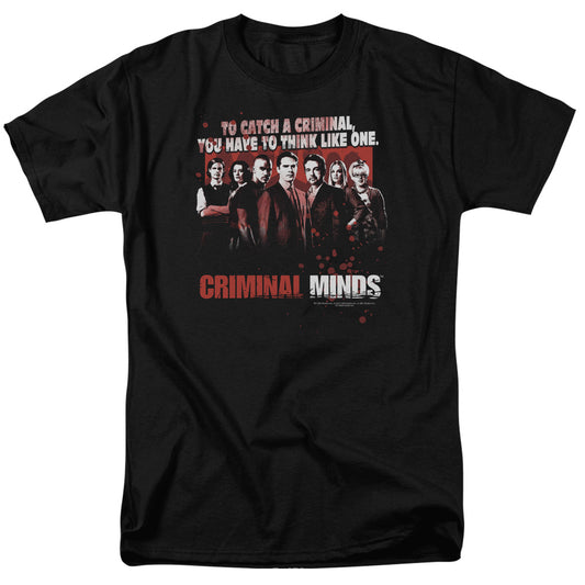 Criminal Minds™ TV Show Shirt - Think Like One - Officially Licensed - Adult Unisex Short Sleeve T-Shirt
