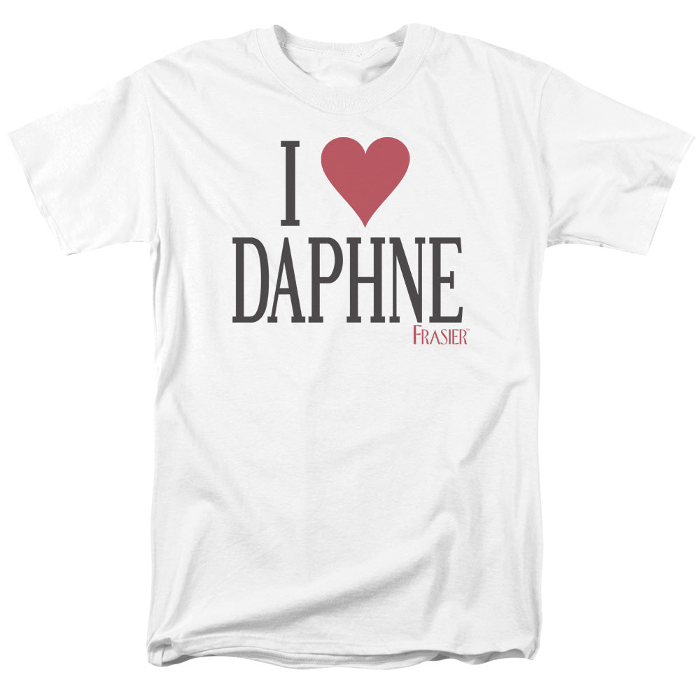Frasier™ TV Show Series Shirt - Officially Licensed - I Heart Daphne - Adult Unisex Short Sleeve T-Shirt
