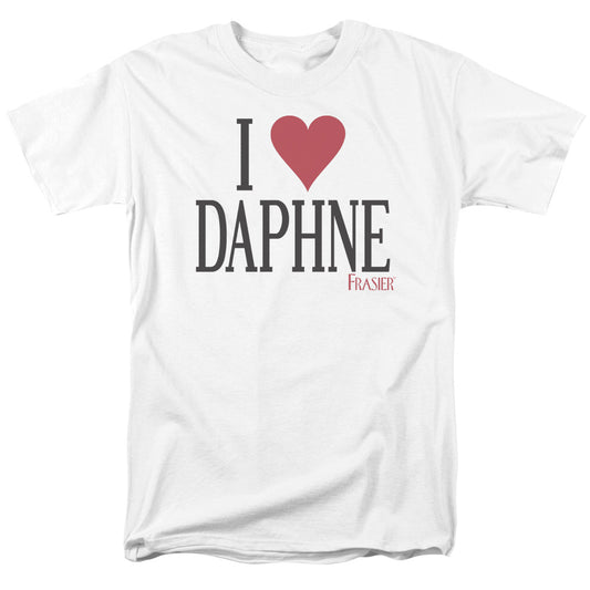 Frasier™ TV Show Series Shirt - Officially Licensed - I Heart Daphne - Adult Unisex Short Sleeve T-Shirt
