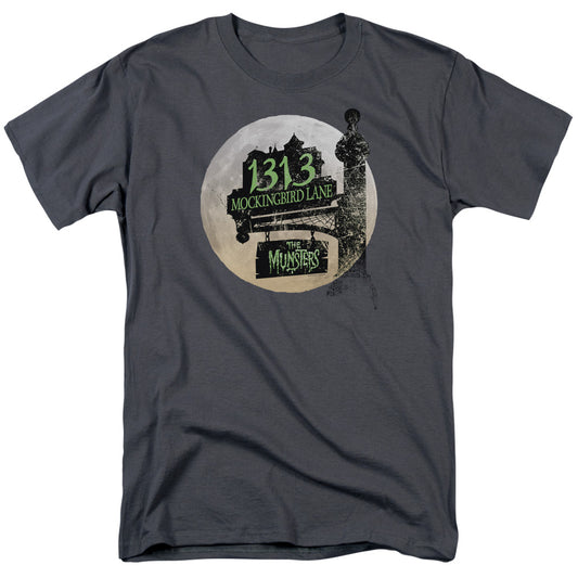 The Munsters™ Shirt - Moonlit Address - Frankenstein Shirt - Adult Unisex Short Sleeve T-Shirt - Officially Licensed