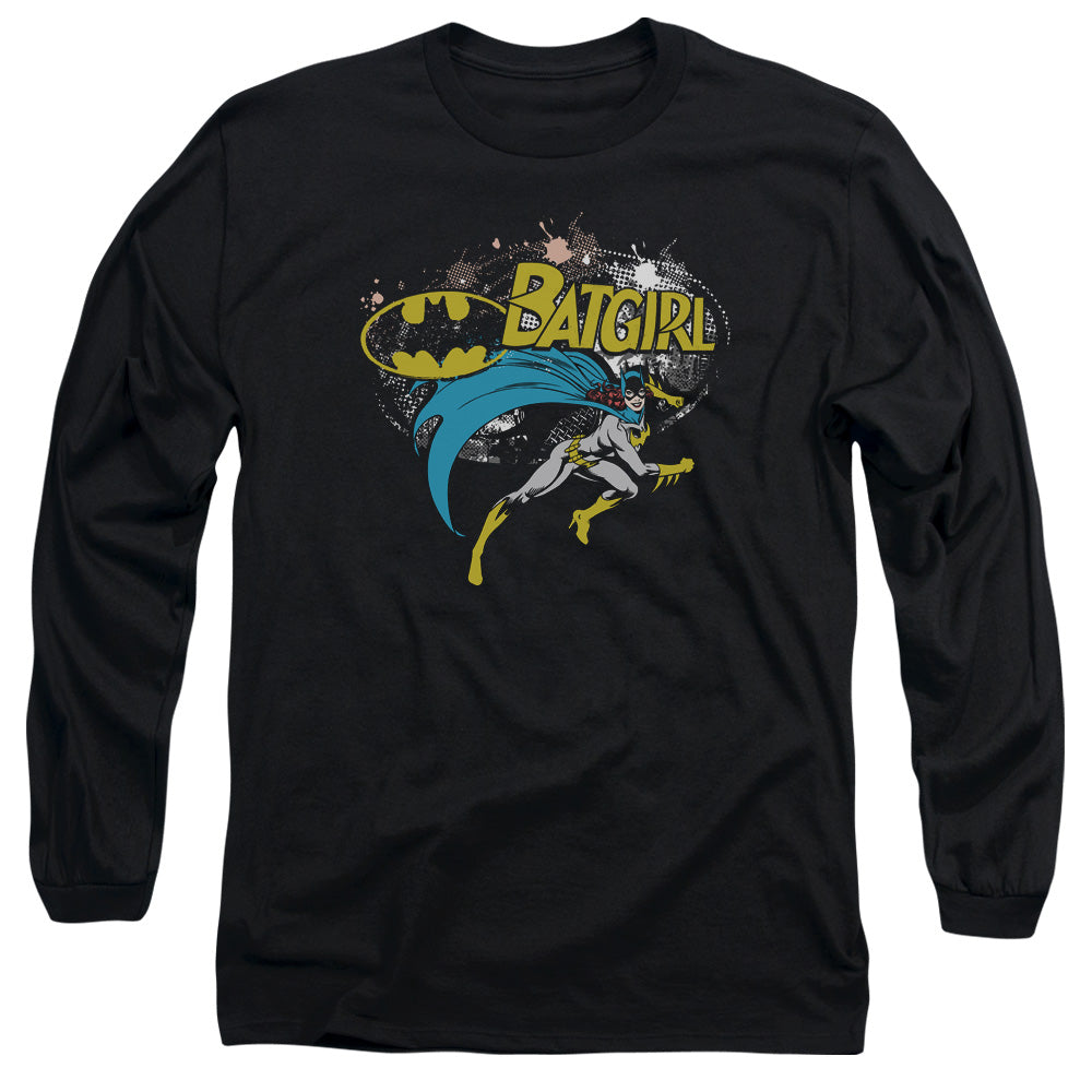 Batman - Batgirl Halftone Long Sleeve Adult 18/1 - Forces Of Mankind
