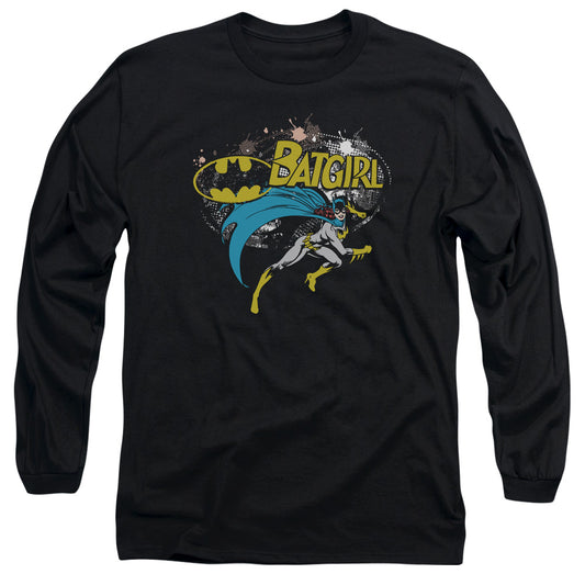 Batman - Batgirl Halftone Long Sleeve Adult 18/1 - Forces Of Mankind