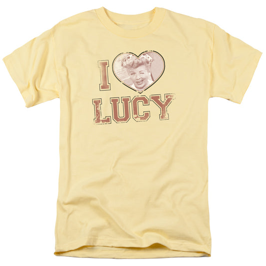 I Love Lucy™ Tv Show Shirt - Officially Licensed - Adult Unisex Short Sleeve T-Shirt - I Heart Lucy