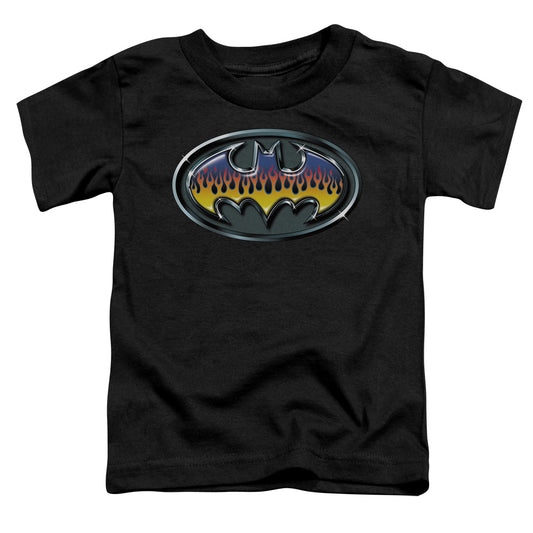 Batman - Hot Rod Shield Short Sleeve Toddler Tee - Forces Of Mankind