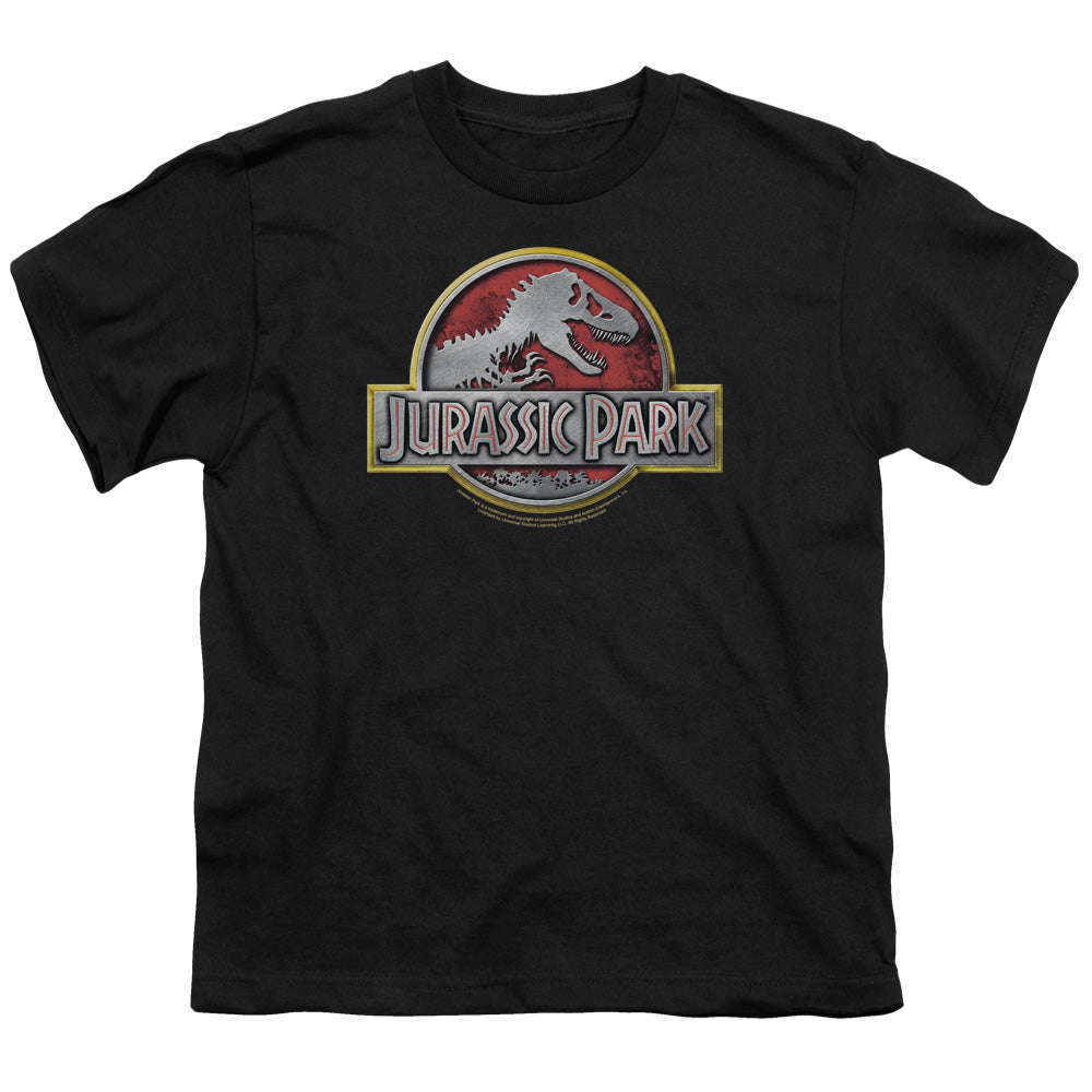 Jurassic Park - Logo Short Sleeve Youth 18/1 - Forces Of Mankind