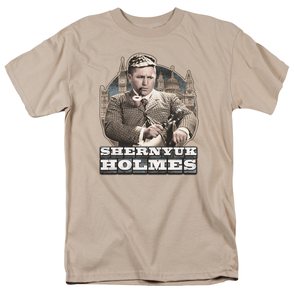 The Three Stooges™ Shirt - Officially Licensed - Shernyuk Holmes - Adult Unisex Short Sleeve T-Shirt