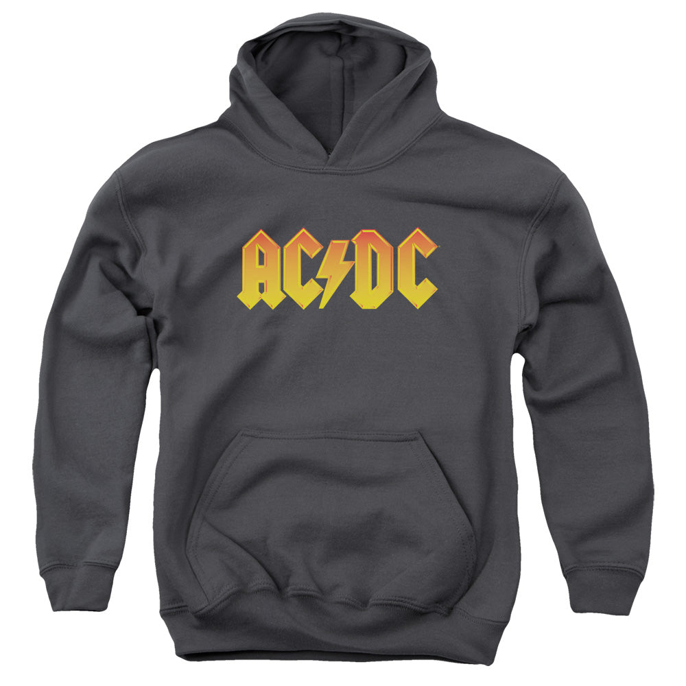 Acdc - Logo Youth Pull Over Hoodie - Forces Of Mankind