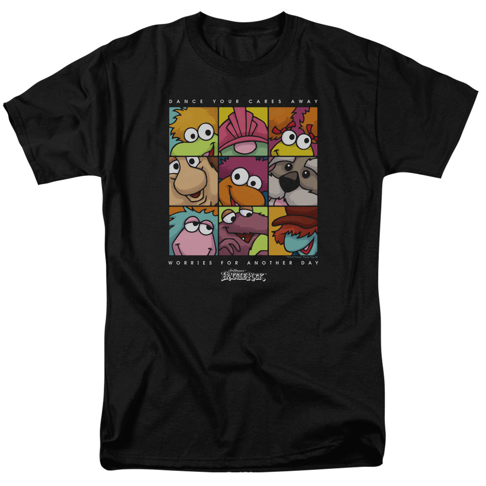 Fraggle Rock™ TV Shirt - Officially Licensed - Puppet Lover - Squared - Adult Unisex Short Sleeve T-Shirt