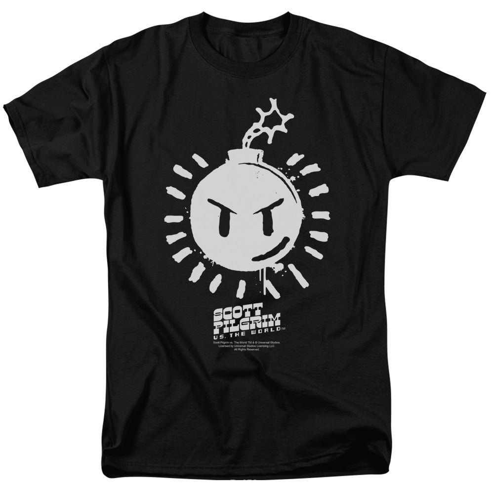 Scott Pilgrim™ Movie Shirt - Scott Pilgrim vs. the World - Sex Bob Omb Logo - Adult Unisex Short Sleeve T-Shirt - Officially Licensed