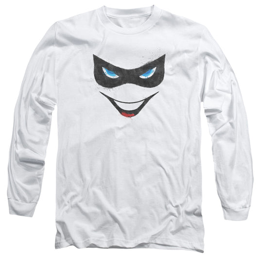 Batman - Harley Face Long Sleeve Adult 18/1 - Forces Of Mankind