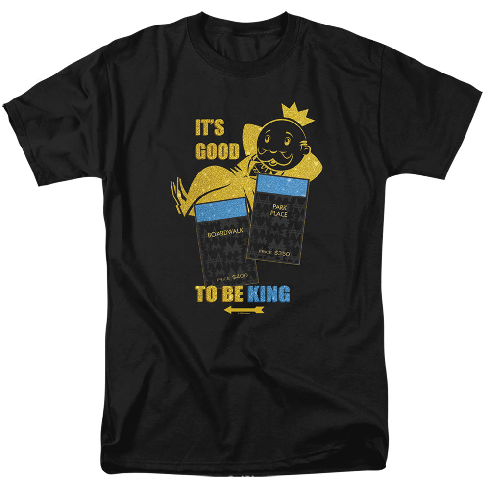 Monopoly™ Shirt - Officially Licensed - Its Good To Be King - Adult Unisex Short Sleeve T-Shirt
