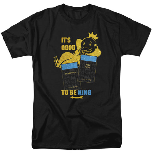 Monopoly™ Shirt - Officially Licensed - Its Good To Be King - Adult Unisex Short Sleeve T-Shirt