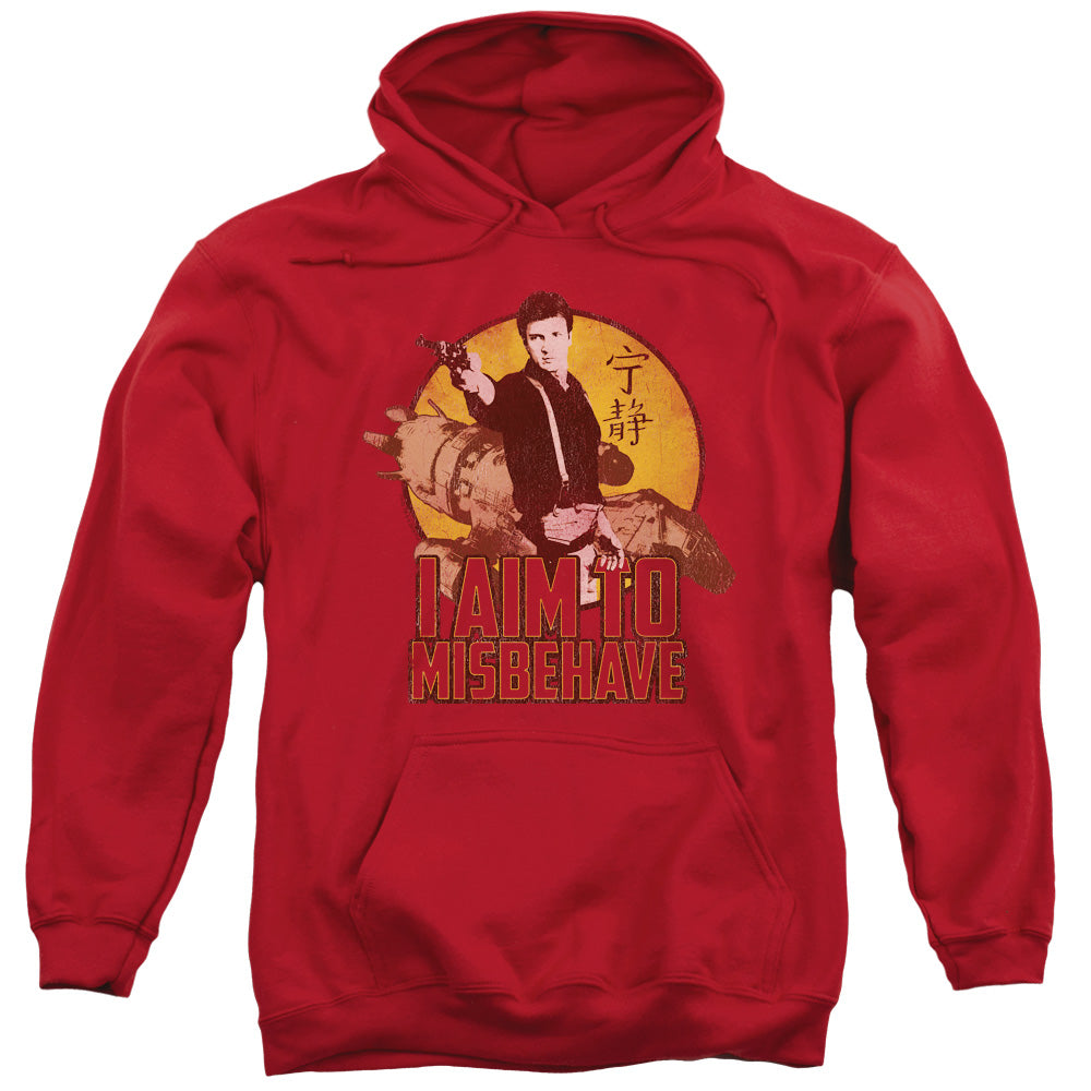 Firefly - I Aim To Misbehave Adult Pull Over Hoodie - Forces Of Mankind
