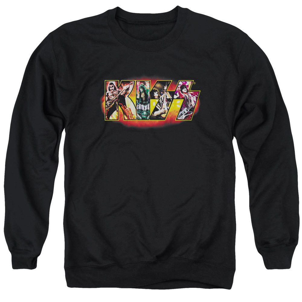 KISS™ Sweatshirt - Officially Licensed - Stage Logo - Adult Unisex Crewneck Sweatshirt