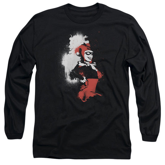 Batman - Splattered Couple Long Sleeve Adult 18/1 - Forces Of Mankind