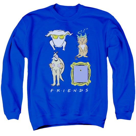 Friends - Sybmols Adult Crewneck Sweatshirt - Forces Of Mankind