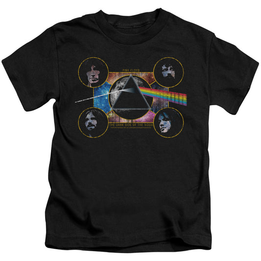 Pink Floyd™ - Juvenile Kids T-Shirt (Ages 4-7) - Juvenile T Shirt - Dark Side Heads - Officially Licensed Size 4 5 6 7