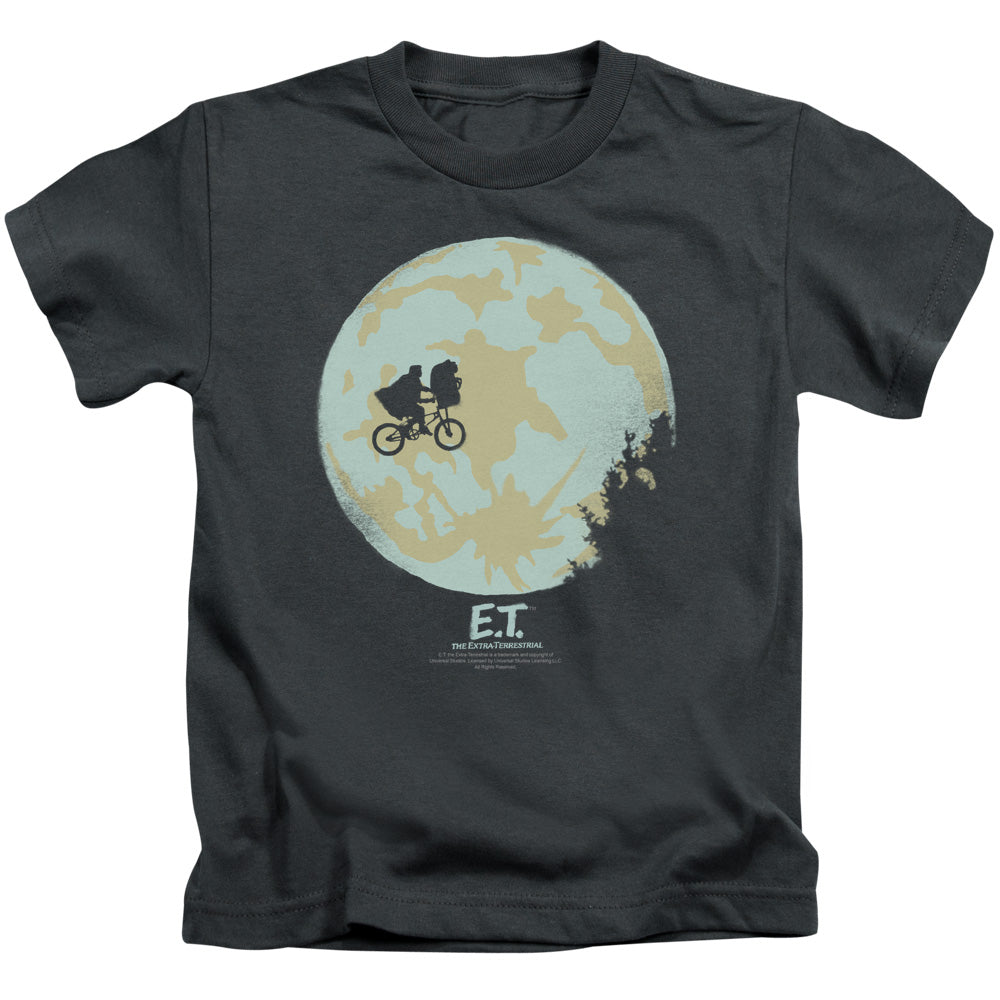 E.T.™ - Kids T-Shirt (Ages 4-7) - In The Moon - Officially Licensed - Short Sleeve Juvenile Kids T Shirt - Size 4 5 6 7