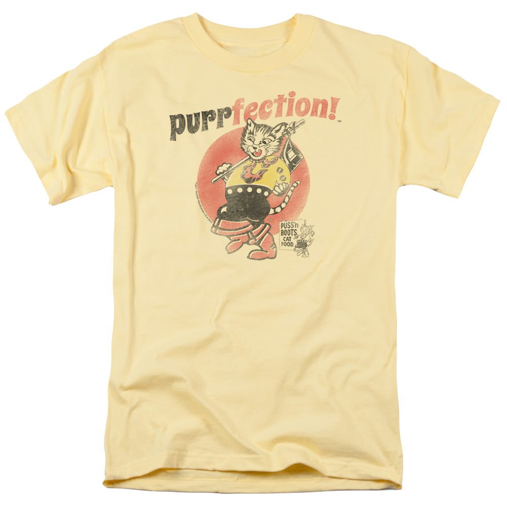 Puss N Boots - Purrfection - Unisex Adult Short Sleeve T-Shirt