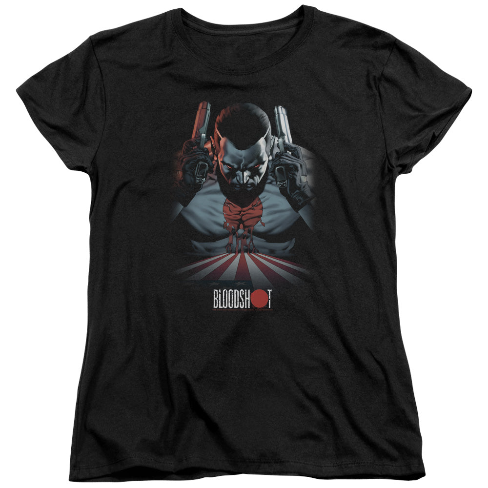 Bloodshot™ Womens Shirt - Officially Licensed - Loose Fit - Valiant Comics - Blood Lines - Short Sleeve Women's T-Shirt