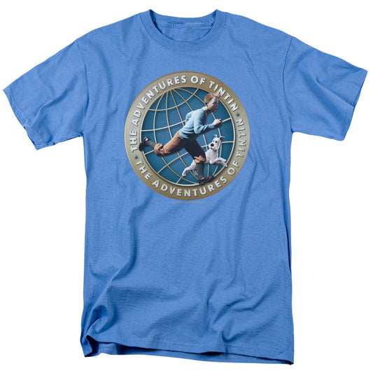 Tintin™ Shirt - Officially Licensed - Around The Globe - Unisex Adult Short Sleeve T-Shirt