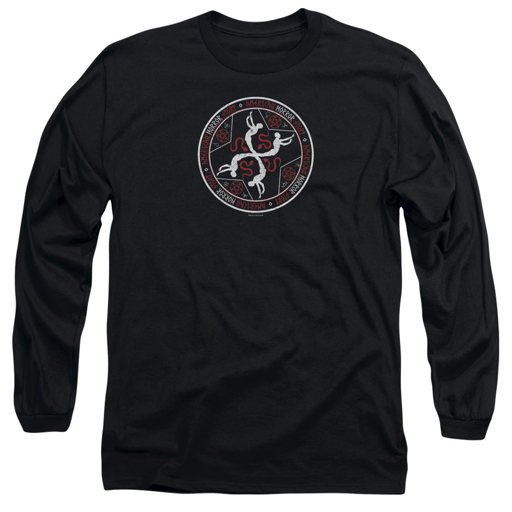 American Horror Story™ - Adult Unisex Long Sleeve T-Shirt - Coven Serpent Sigil - Officially Licensed - AHS Harmons