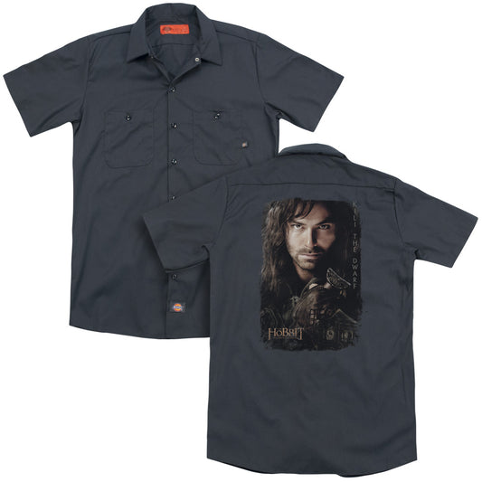 Hobbit - Kili Poster - Adult Short Sleeve Work Shirt - Dickies Brand