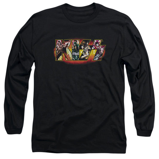 KISS™ Long Sleeve Shirt - Stage Logo - Officially Licensed - Adult Unisex Long Sleeve T-Shirt