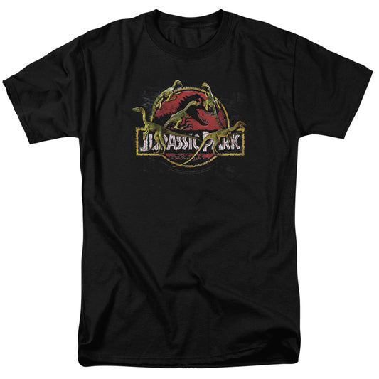 Jurassic Park™ Shirt Vintage - Officially Licensed - Something Has Survived - Adult Unisex Short Sleeve T-Shirt