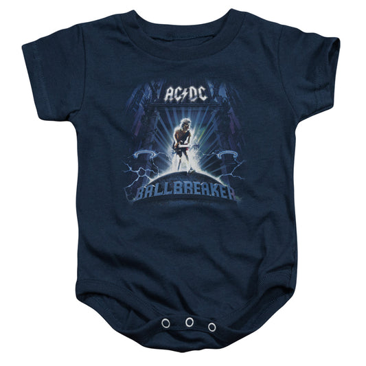 Acdc - Ballbreaker Baby Onesie, Baby Bodysuit, Infant Snapsuit, Rock And Roll, Highway To Hell - Forces Of Mankind