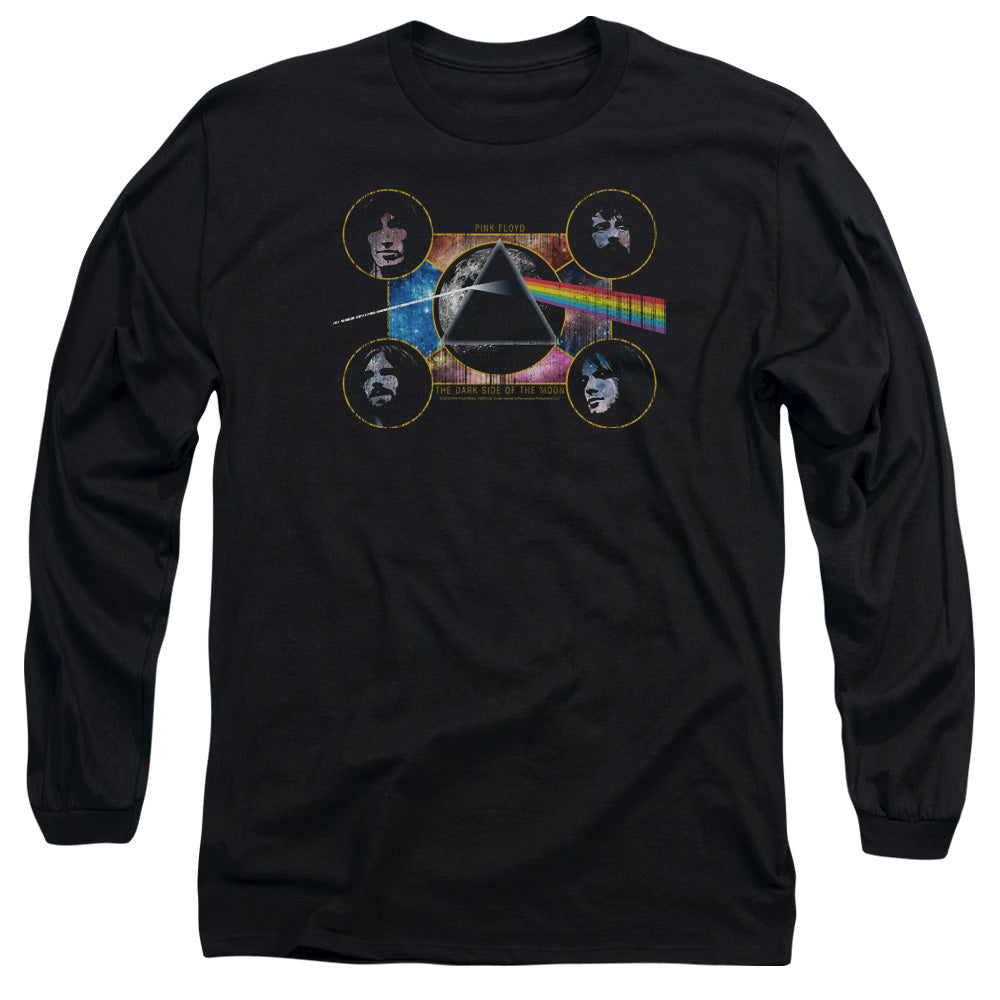 Pink Floyd™ Long Sleeve Shirt - Officially Licensed - Dark Side Heads - Unisex Adult Long Sleeve T-Shirt - David Gilmour, Rock Band, Roger Waters