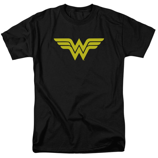 Wonder Woman™ Retro Shirt - DC Comics Vintage - Officially Licensed, Original - Adult Unisex Short Sleeve T-Shirt - Logo Black