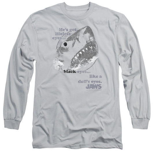 Jaws™ - Adult Unisex Long Sleeve T-Shirt Movie - Like Doll's Eyes
