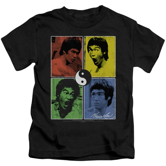 Bruce Lee™ - Kids T-Shirt (Ages 4-7) - Enter Color Block - Officially Licensed - Short Sleeve Juvenile Kids T Shirt - Size 4 5 6 7